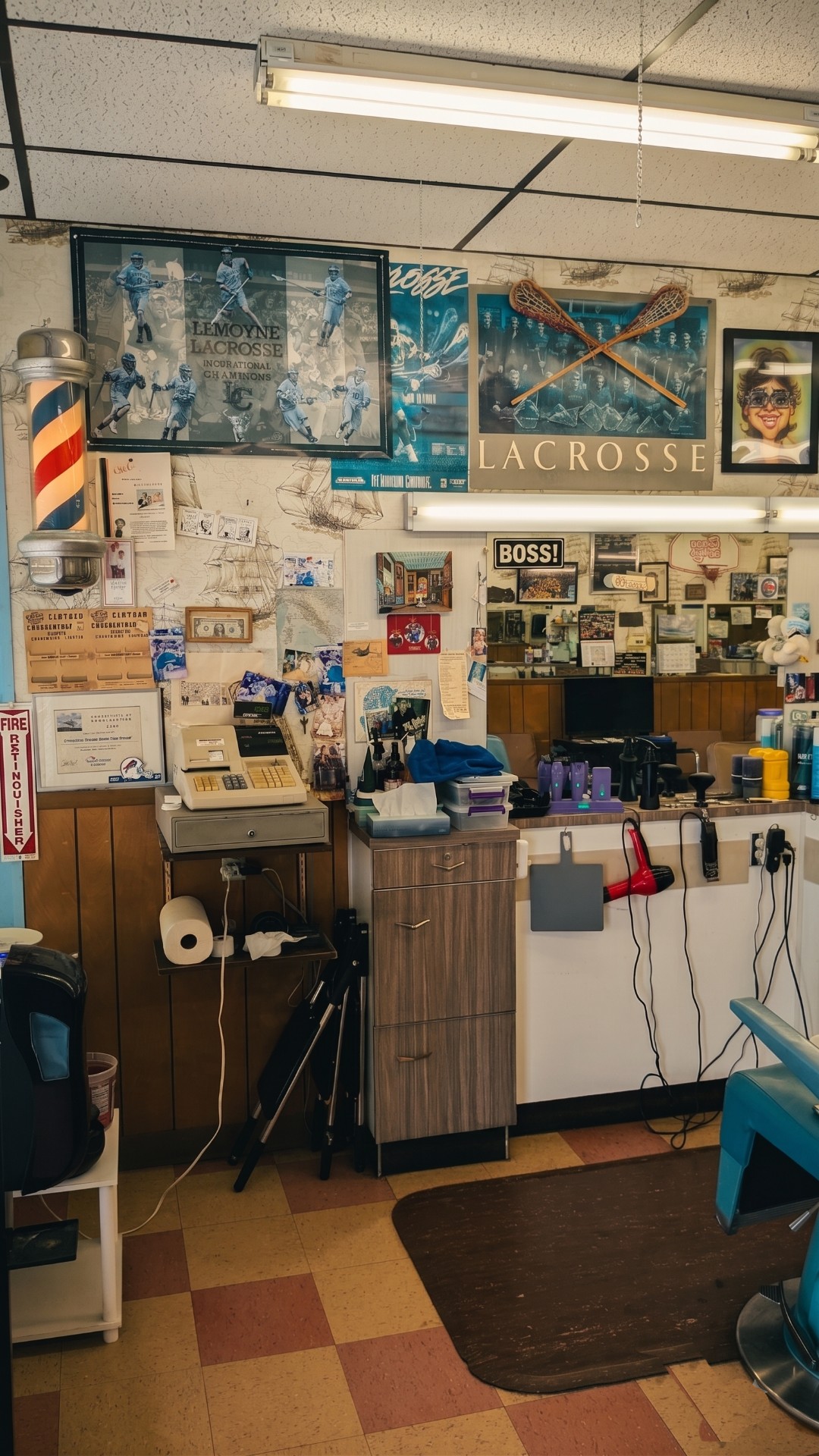 Barber Station Interior