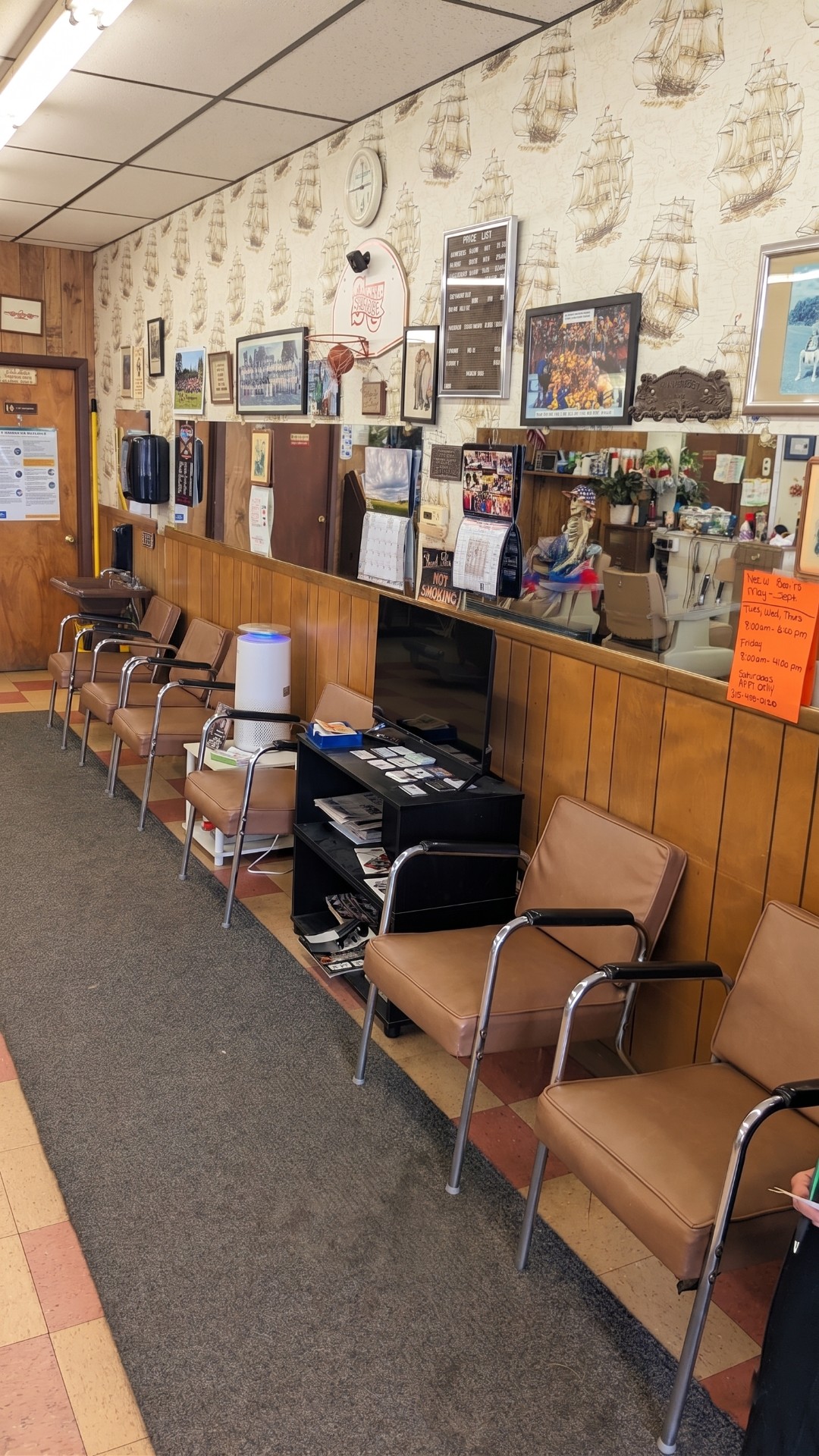 Barber Shop Waiting Area